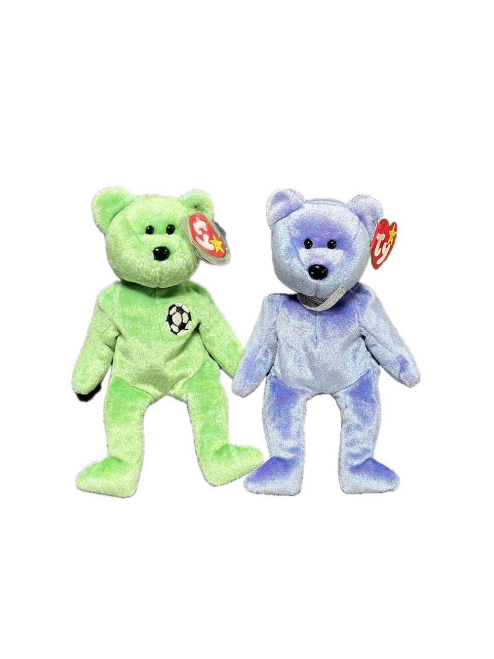Ty Beanie Babies Plush Bear Duo